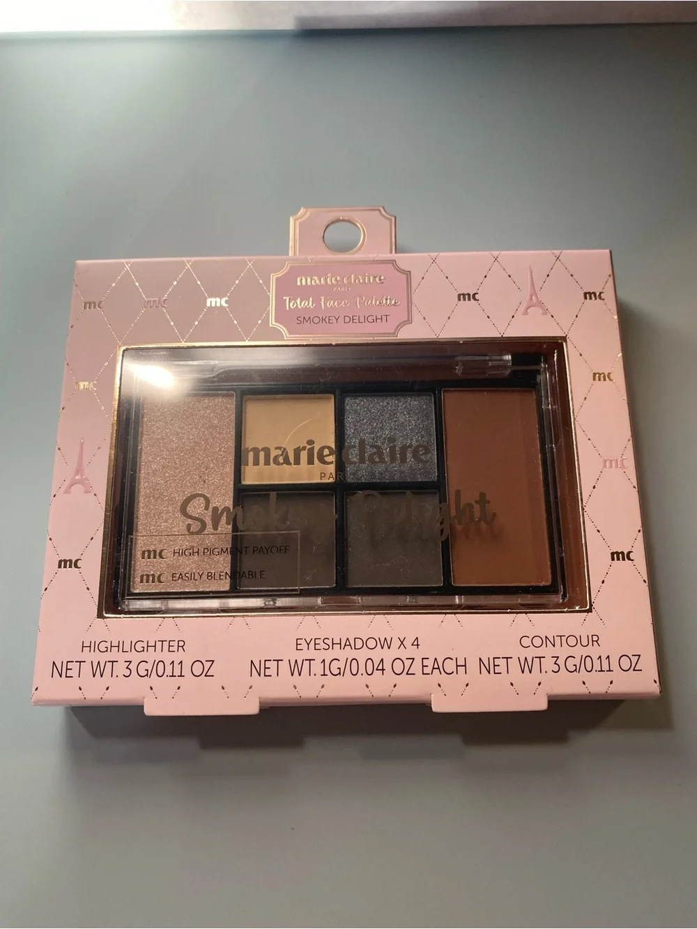 Smokey Delight Eyeshadow Palette - Neutral Brown & Champagne
